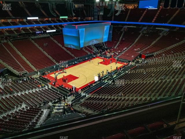 Toyota Center - Section 431 Seat View