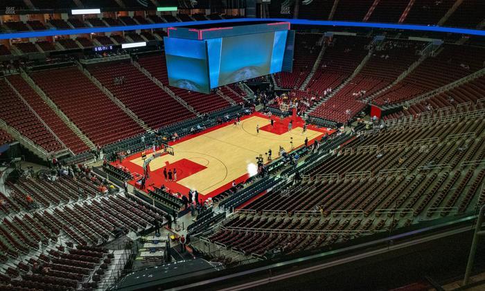 Toyota Center - Section 431 Seat View