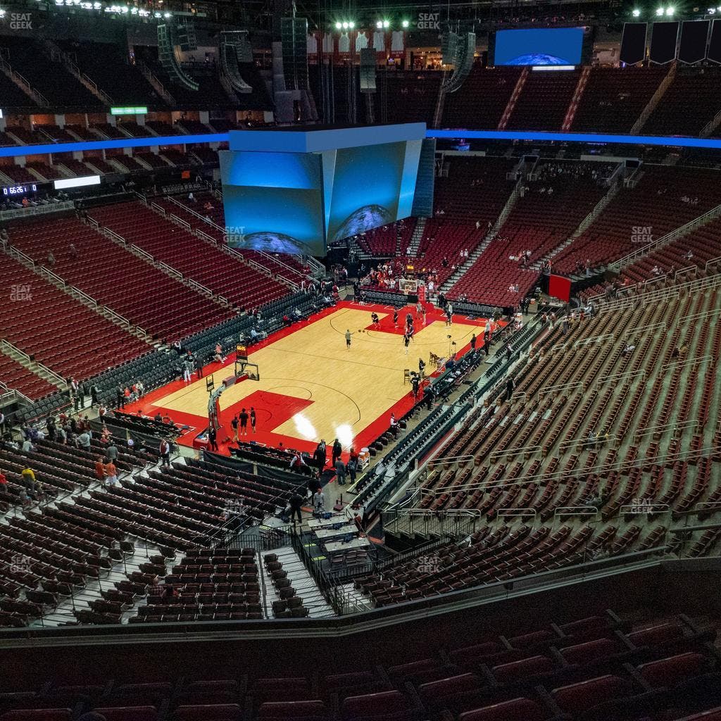 Toyota Center - Section 432 Seat View