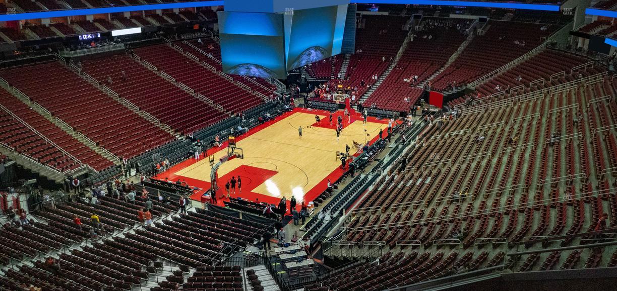Toyota Center - Section 432 Seat View