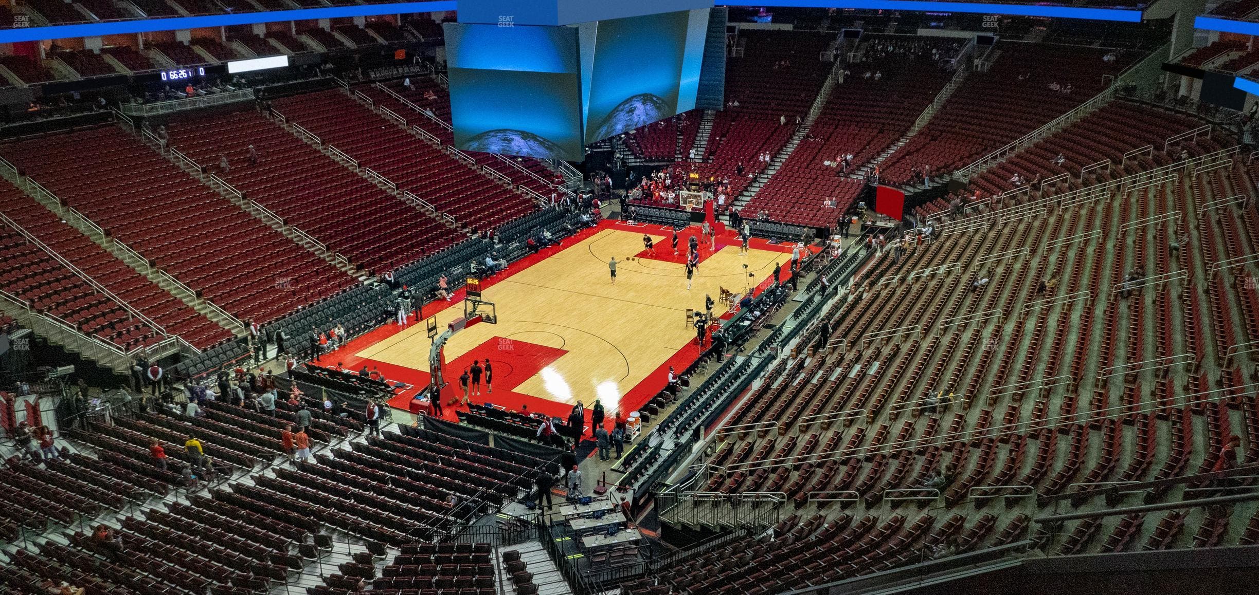 Toyota Center - Section 432 Seat View