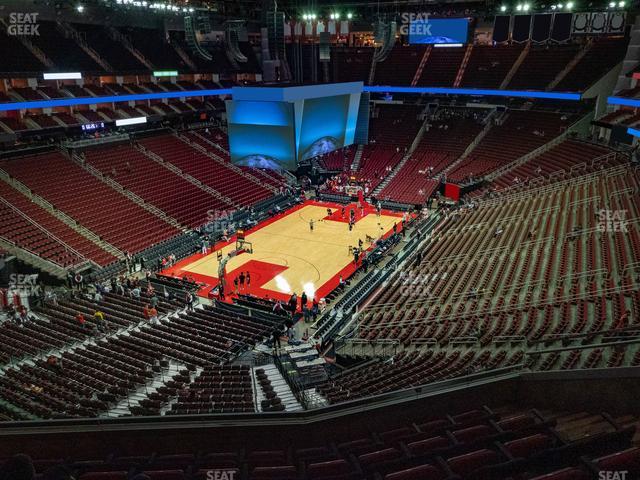 Toyota Center - Section 432 Seat View