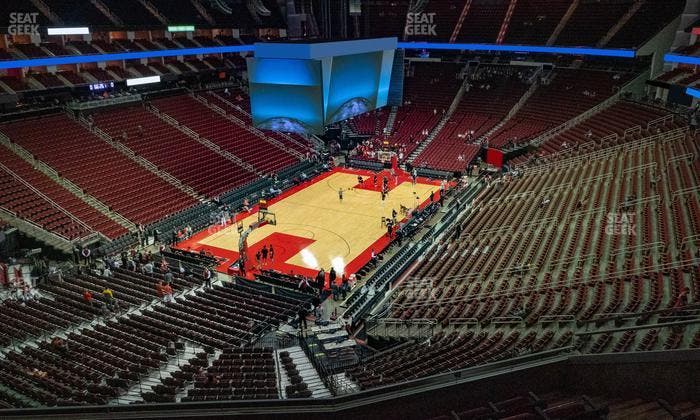 Toyota Center - Section 432 Seat View