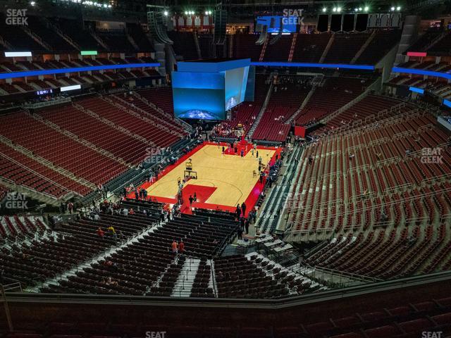 Toyota Center - Section 433 Seat View