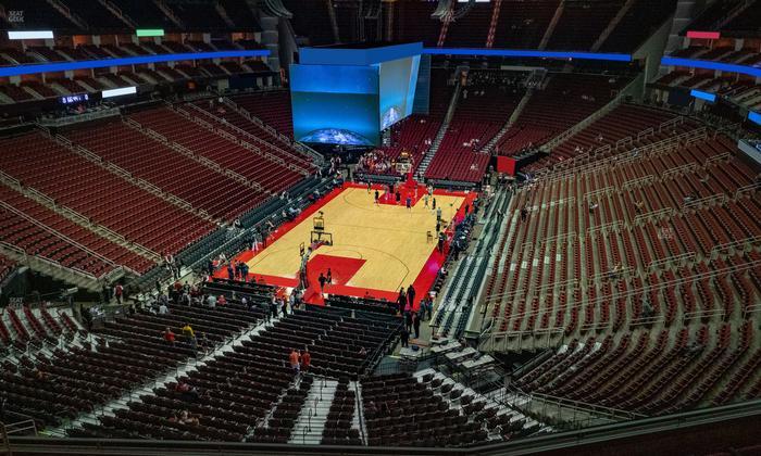 Toyota Center - Section 433 Seat View