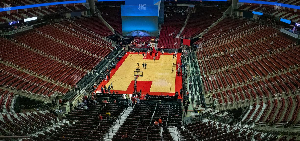 Toyota Center - Section 434 Seat View