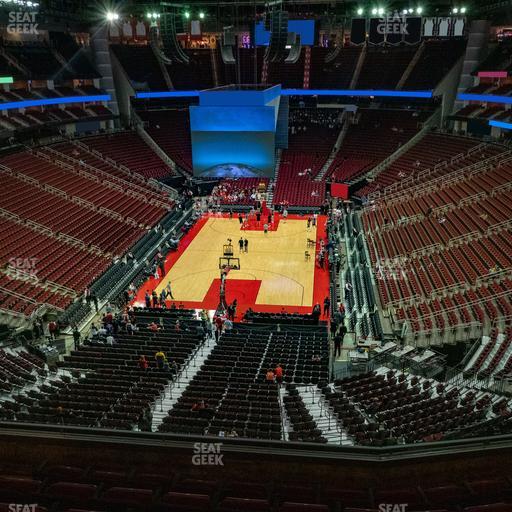 Toyota Center - Section 434 Seat View