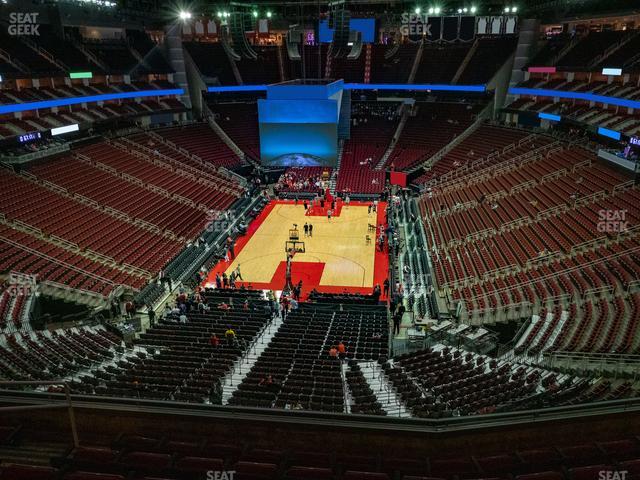 Toyota Center - Section 434 Seat View