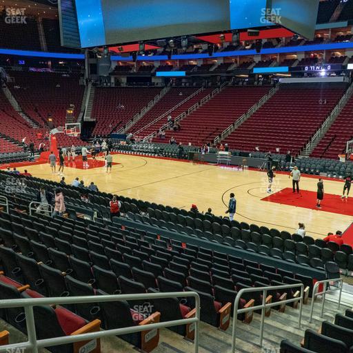 Toyota Center - Section C 105 Seat View