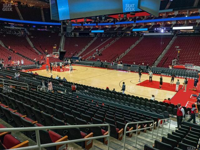 Toyota Center - Section C 105 Seat View