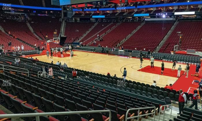 Toyota Center - Section C 105 Seat View