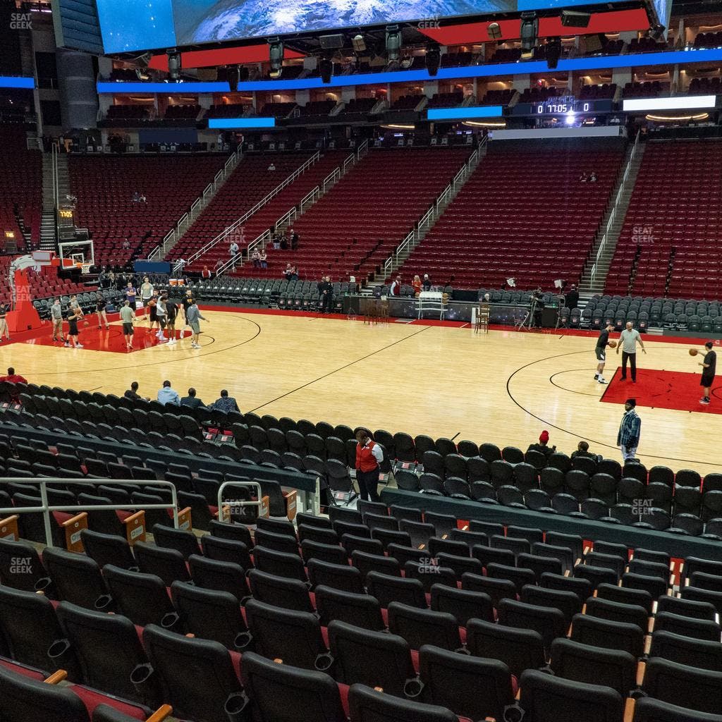 Toyota Center - Section C 106 Seat View