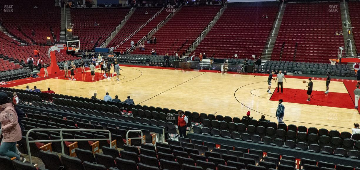 Toyota Center - Section C 106 Seat View