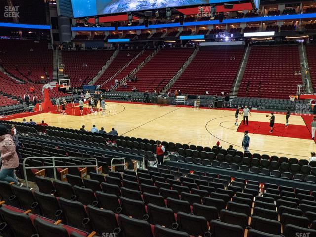 Toyota Center - Section C 106 Seat View
