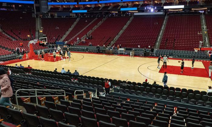 Toyota Center - Section C 106 Seat View