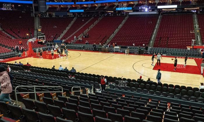 Toyota Center - Section C 106 Seat View