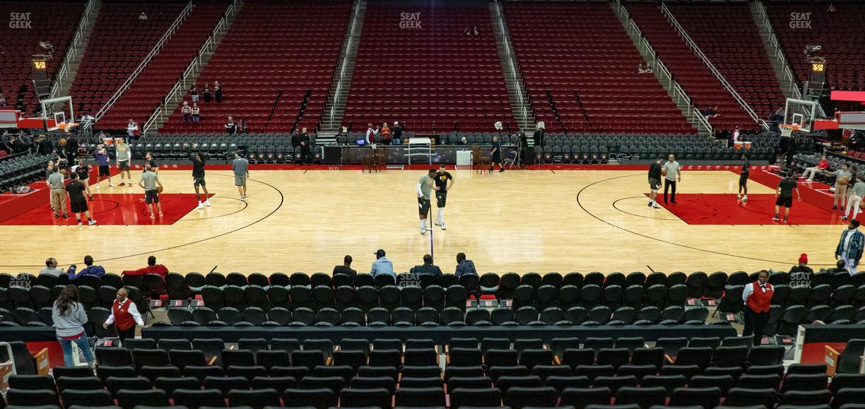 Toyota Center - Section C 107 Seat View