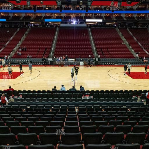 Toyota Center - Section C 107 Seat View