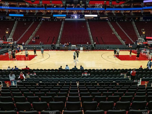 Toyota Center - Section C 107 Seat View
