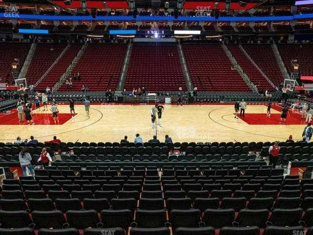 Toyota Center - Section C 107 Seat View