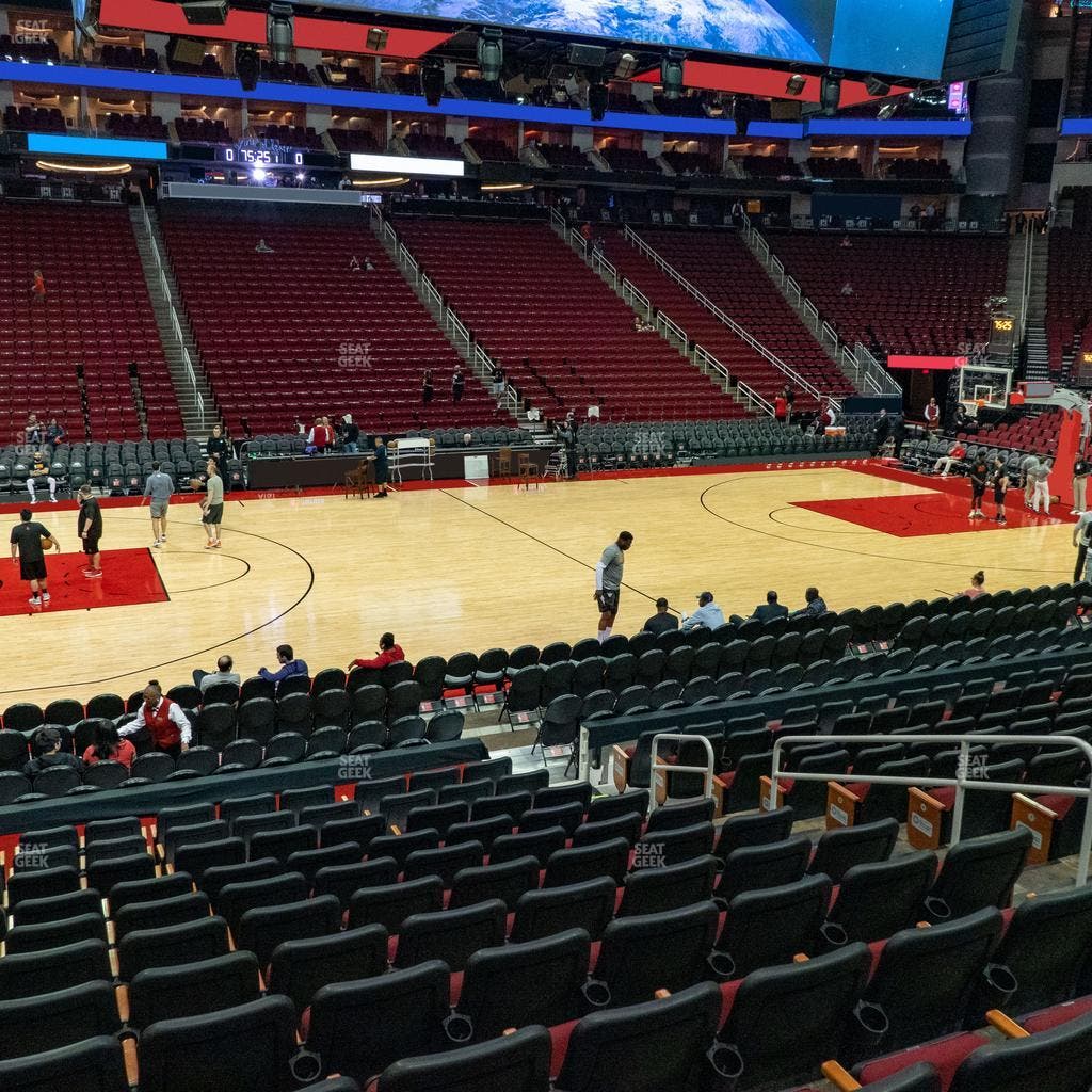 Toyota Center - Section C 108 Seat View