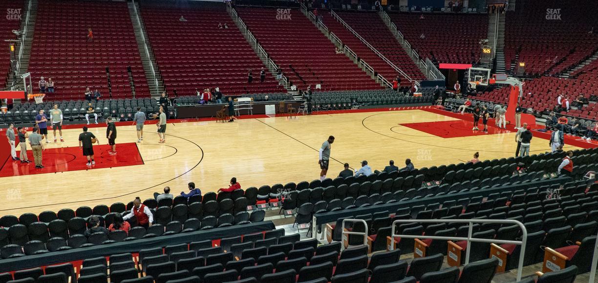 Toyota Center - Section C 108 Seat View