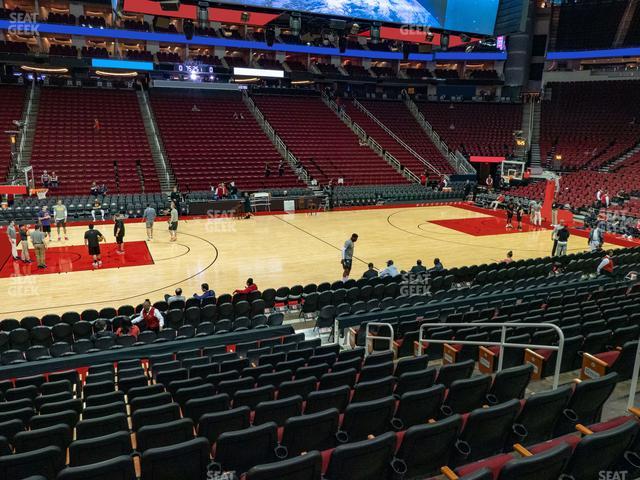 Toyota Center - Section C 108 Seat View