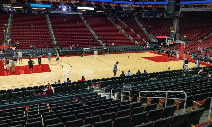 Toyota Center - Section C 108 Seat View