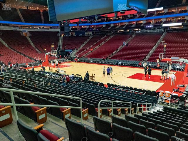 Toyota Center - Section C 118 Seat View