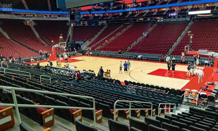 Toyota Center - Section C 118 Seat View