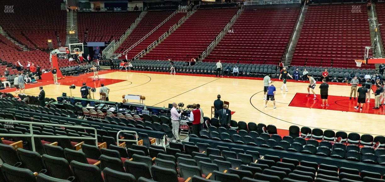 Toyota Center - Section C 119 Seat View