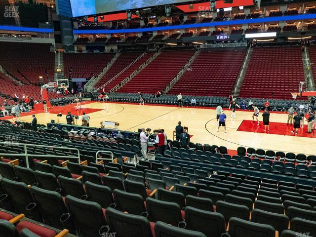 Toyota Center - Section C 119 Seat View