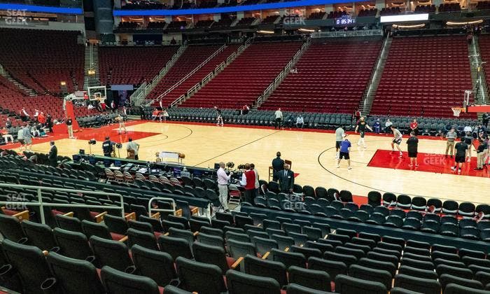 Toyota Center - Section C 119 Seat View