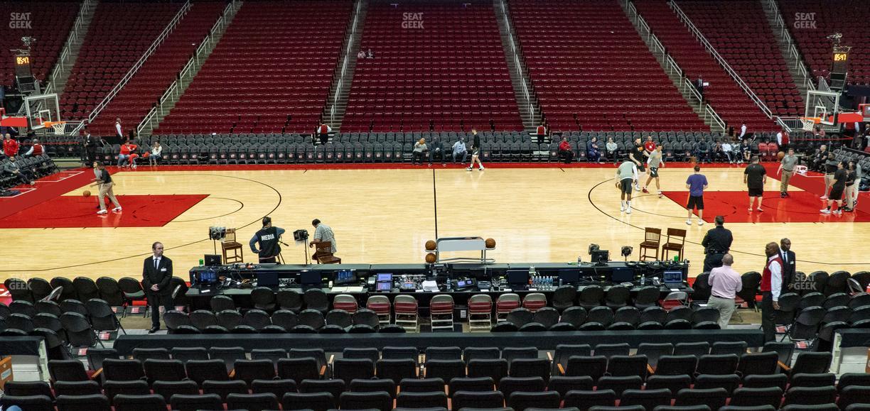 Toyota Center - Section C 120 Seat View