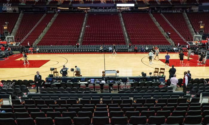 Toyota Center - Section C 120 Seat View