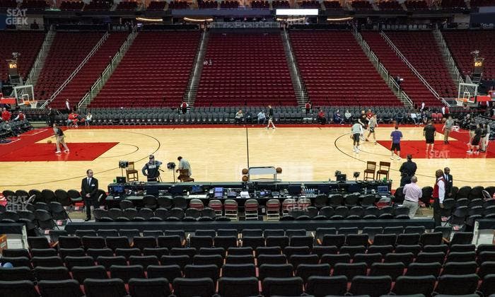 Toyota Center - Section C 120 Seat View