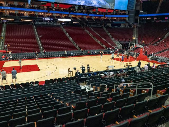 Toyota Center - Section C 121 Seat View