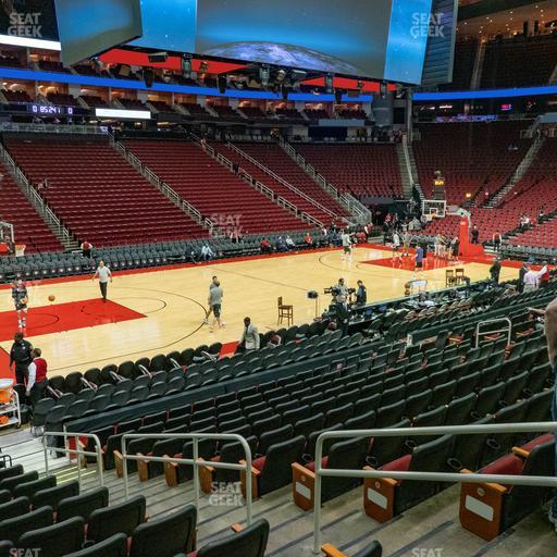 Toyota Center - Section C 122 Seat View