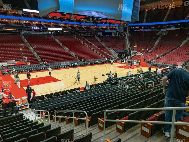 Toyota Center - Section C 122 Seat View