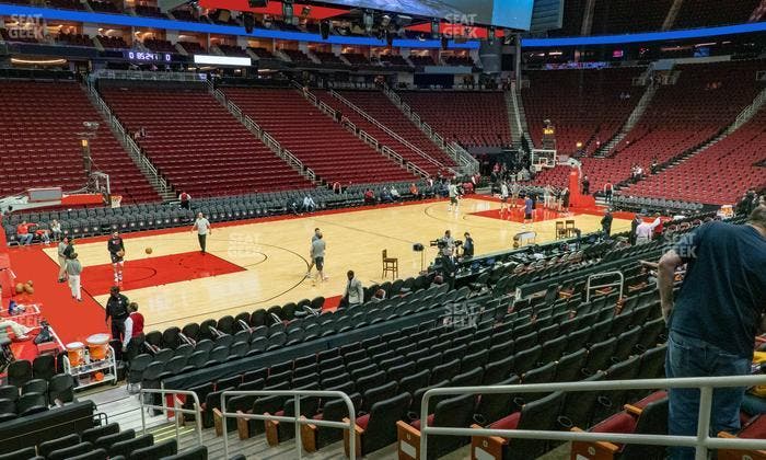 Toyota Center - Section C 122 Seat View
