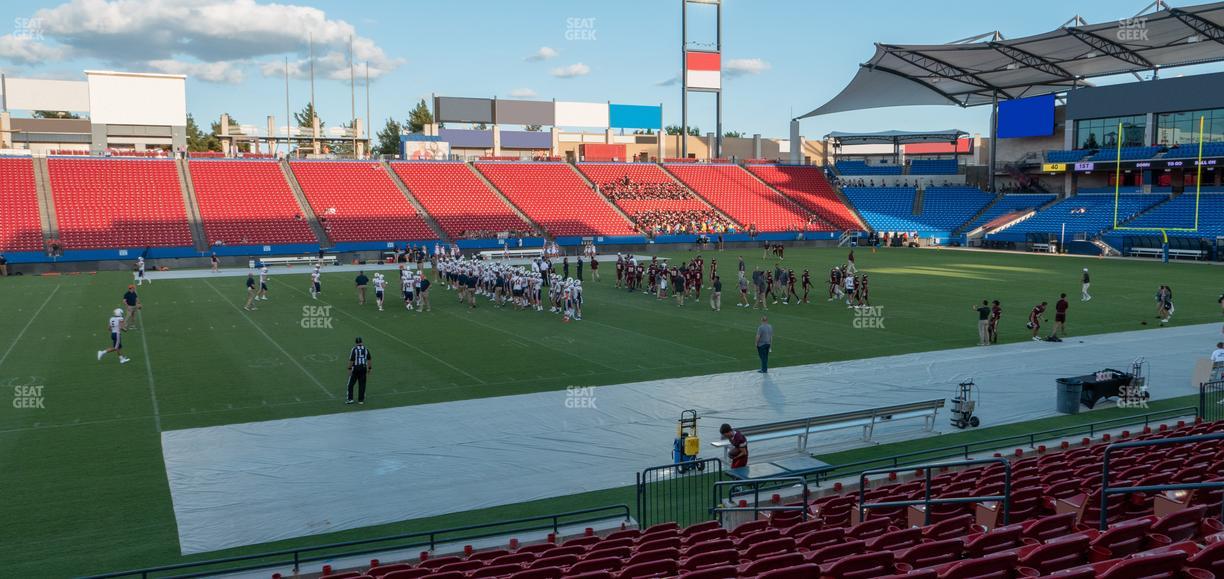 Toyota Stadium - Section 104 Seat View
