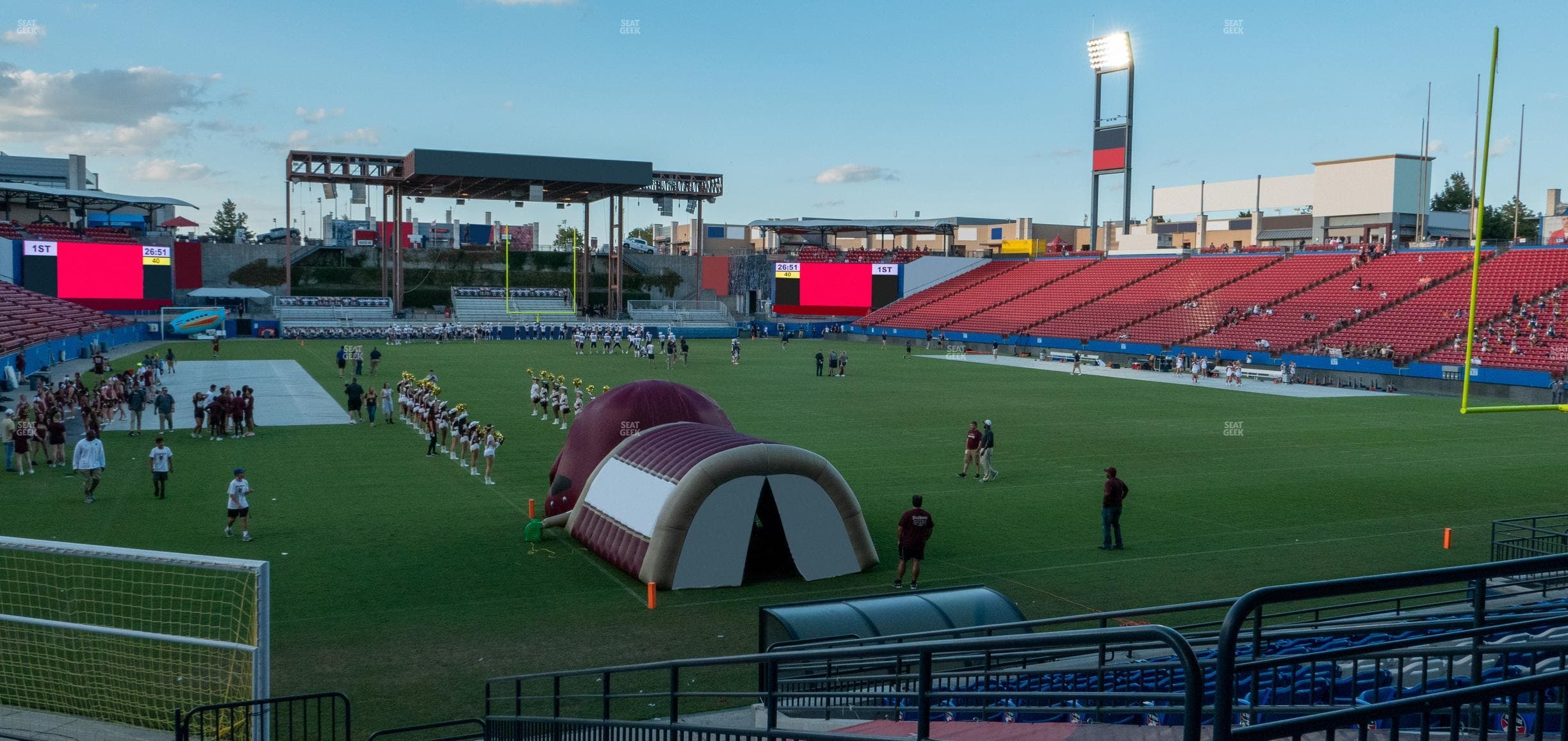 Toyota Stadium - Section 114 Seat View
