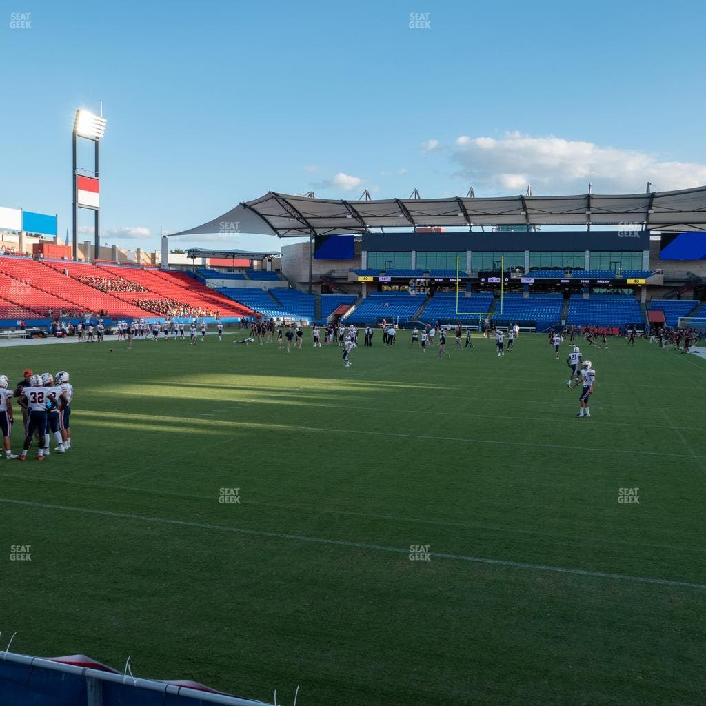 Toyota Stadium - Section Budweiser Beer Garden Seat View