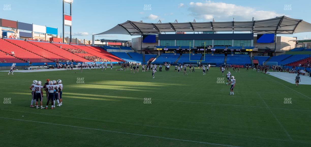 Toyota Stadium - Section Budweiser Beer Garden Seat View