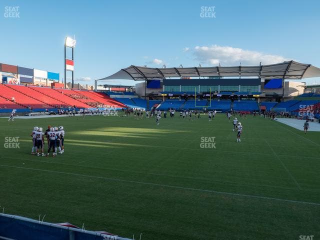 Toyota Stadium - Section Budweiser Beer Garden Seat View