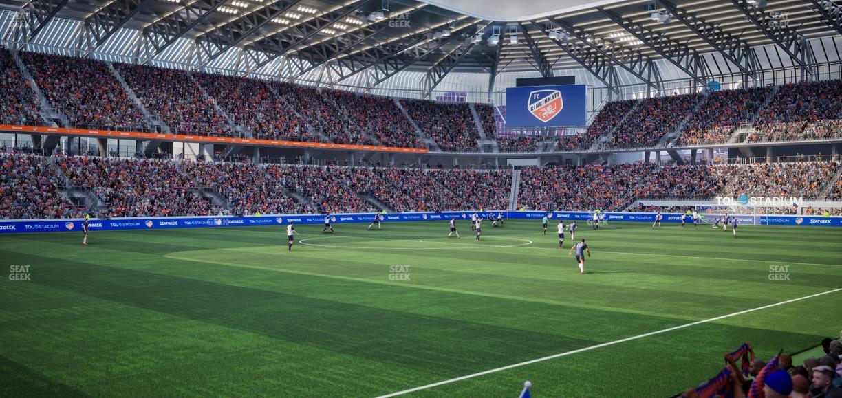 TQL Stadium - Section 101 Seat View