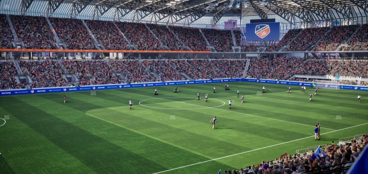 TQL Stadium - Section 101 Seat View