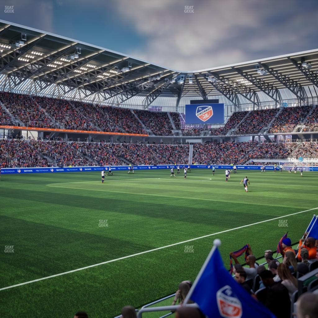 TQL Stadium - Section 102 Seat View