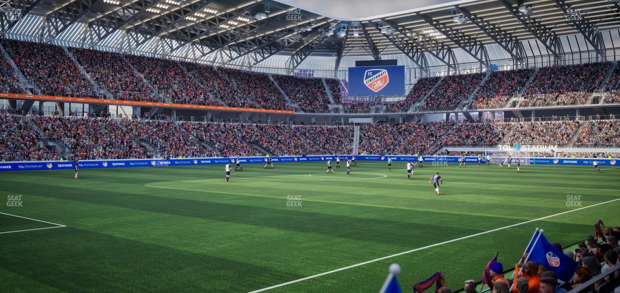 TQL Stadium - Section 102 Seat View