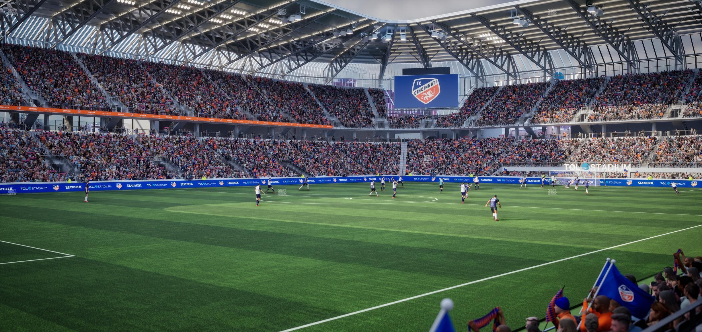 TQL Stadium - Section 102 Seat View